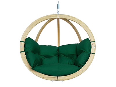 Fauteuil suspendu Globo CHAIR Amazonas verde en bois