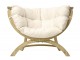 Fauteuil de jardin SIENA UNO Amazonas beige natura en bois