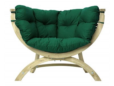 Fauteuil de jardin SIENA UNO Amazonas verde en bois