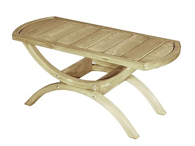 Table d'appoint de jardin TAVOLINO Amazonas en bois