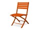 Chaise de jardin pliante MARIUS Orange en aluminium DCB Garden