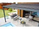 Pergola bioclimatique en aluminium TRAMONTO 4x3m 12.4 m² a lames orientables DCB Garden - Autre vue