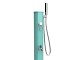 Douche solaire aluminium Formidra JOLLY GO 20L avec mitigeur coloris vert opaline - Autre vue