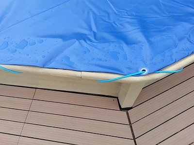 Bache hiver LUXE piscine Naturalis D02 decagonale ovale