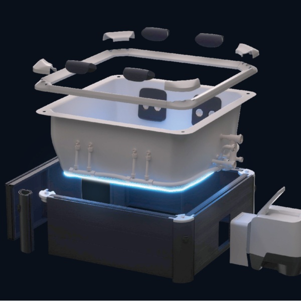 Un spa haut de gamme spacieux et confortable