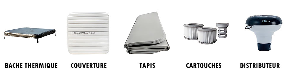 Contenu du carton du Spa rigide TRIBECA  MSpa