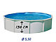 Piscine hors-sol Toi MAGNUM COMPACT ronde Ø550 x 132cm filtration sable + echelle - Autre vue
