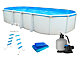 Piscine hors-sol acier Toi IBIZA Prestige ovale 915X457X132cm filtre a sable