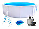 Piscine hors-sol Toi MAGNUM ronde 3.50 x 1.32m filtre a sable 6m3/h + echelle