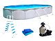 Piscine hors-sol acier Toi MAGNUM ovale 900x457x132cm filtre a sable 8m3/h
