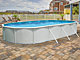 Piscine hors-sol acier Toi MAGNUM ovale 900x457x132cm filtre a sable 8m3/h - Autre vue