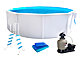 Piscine hors-sol Toi PRESTIGIO ronde 5.50 x 1.32m filtre a sable 8,5m3/h + liner 60/100