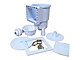Kit piscine hors-sol acier Toi ANTHRACITE IBIZA ovale 640X366X132cm filtre a sable - Autre vue