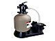 Kit piscine hors-sol acier Toi ANTHRACITE PRESTIGIO ovale 550X366X132cm filtre a sable - Autre vue