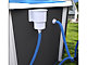 Kit piscine hors-sol acier Toi ANTHRACITE PRESTIGIO ovale 640X366X132cm filtre a sable - Autre vue