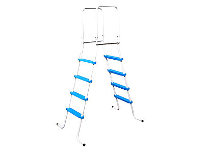 Echelle piscine HAUTE Toi 2x4 marches avec main courante hauteur 190cm