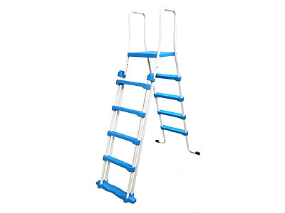 Echelle piscine SECURITE Toi 2x4 marches avec plateforme protection enfant
