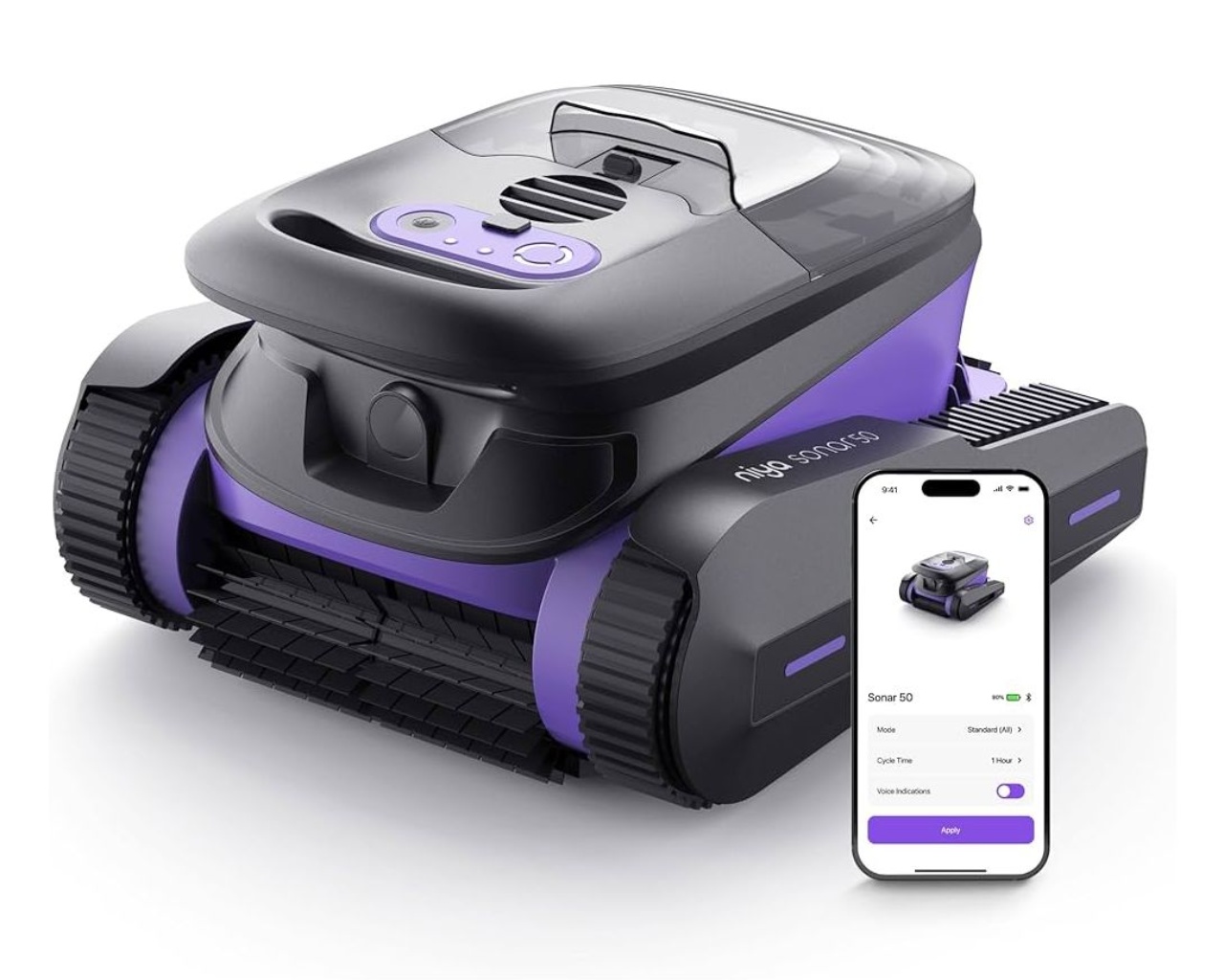 Robot piscine sans fil Niya Sonar F5 by Maytronics
