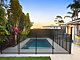 Barriere piscine demontable SECURIPOOL Verte 1m fixations 16mm - Autre vue