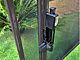 Portillon automatique SECURIPOOL 130cm Gris Anthracite fixations 16mm barriere piscine demontable - Autre vue
