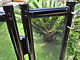 Portillon automatique SECURIPOOL 130cm Gris Anthracite fixations 16mm barriere piscine demontable - Autre vue