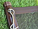Barriere piscine demontable SECURIPOOL Marron Chocolat 5m fixations 16mm - Autre vue