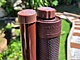 Barriere piscine demontable SECURIPOOL Marron Chocolat 9m fixations 16mm - Autre vue