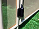 Portillon automatique SECURIPOOL 130cm Sable fixations 16mm barriere piscine demontable - Autre vue