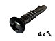 Lot de 4 vis Inox NOIRE Poteau Securipool barriere piscine