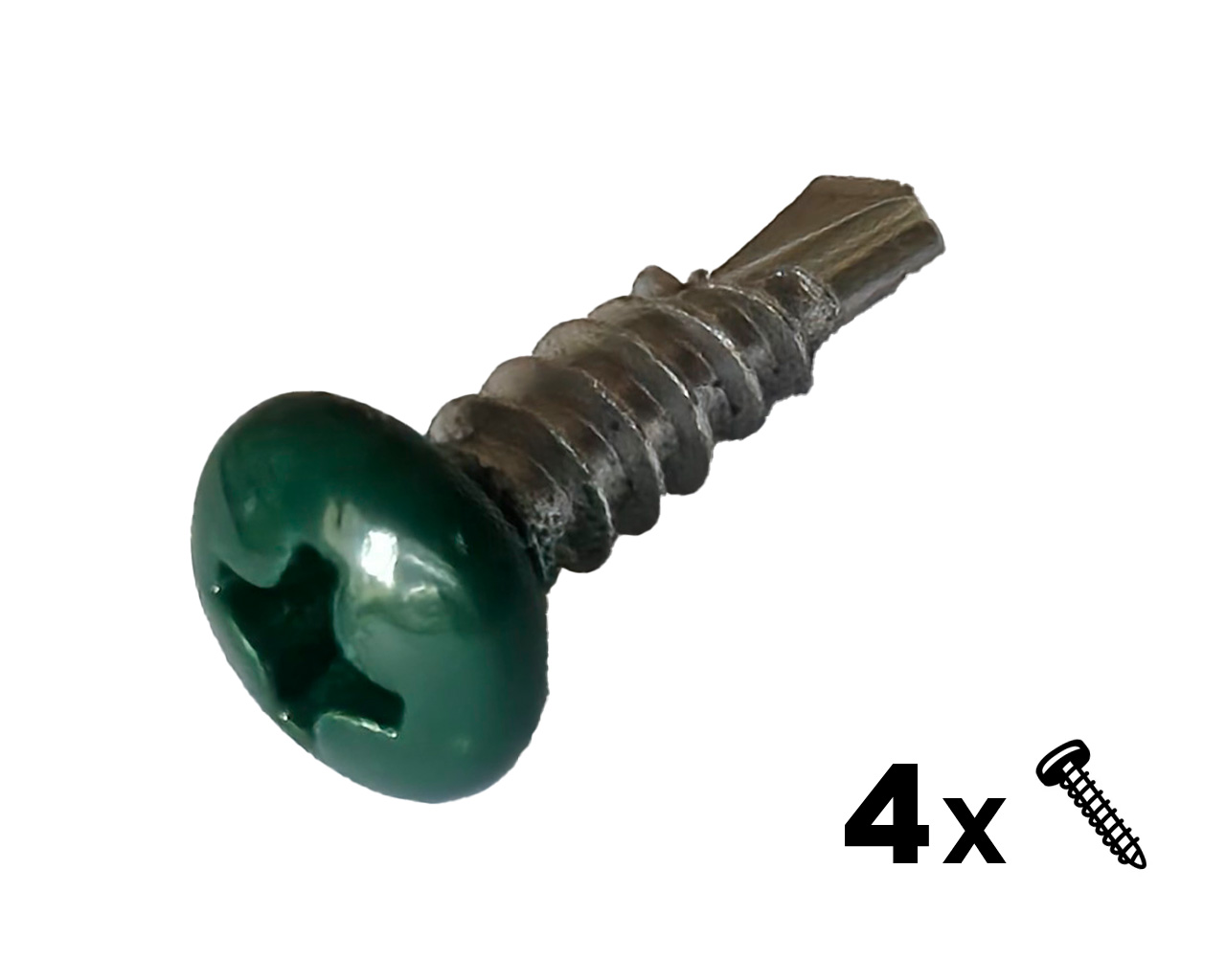 Lot de 4 vis Inox VERTE Poteau Securipool barriere piscine