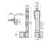 Serrure MagnaLatch® SERIES 3 Vertical Pull portillon Securipool Automatique - Autre vue