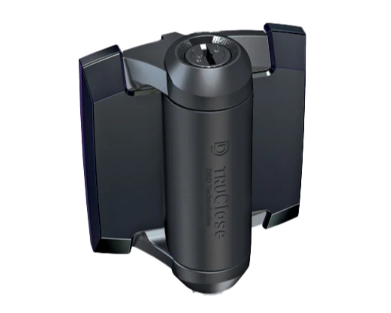 Kit 2 charnieres TruClose TCA1S3 avec caches vis portillon Securipool Automatique