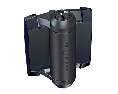Kit 2 charnières TruClose TCA1S3 avec caches vis portillon Securipool Automatique