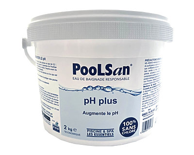 Correcteur de pH plus piscine Poolsan seau 2 kg