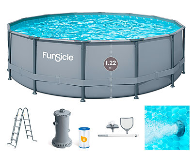 Piscine tubulaire Funsicle ELITE ronde 4.88 x 1.22m