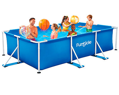Piscine tubulaire Funsicle rectangulaire 3m x 2m x 75cm