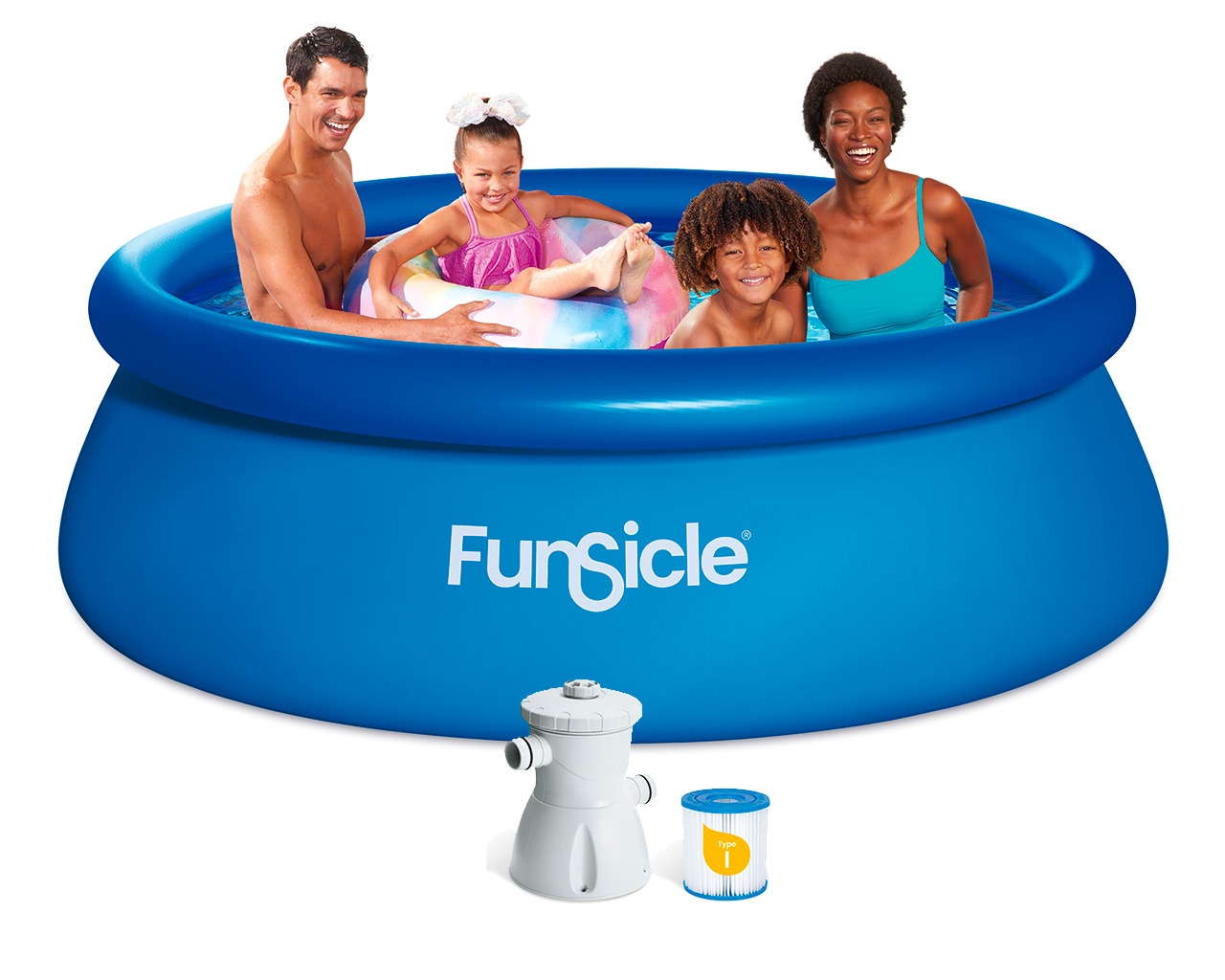 Piscine autoportante Funscile Quick Set ronde 244 x 66cm