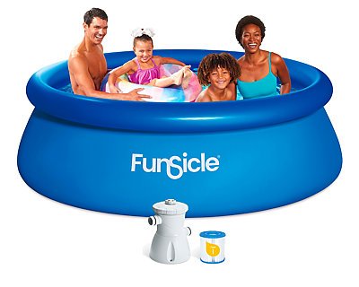 Piscine autoportante Funscile Quick Set ronde 244 x 76cm