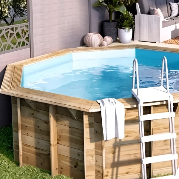 Structure en bois de pin du Nord autoclave classe 4 résistante