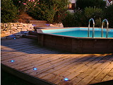 Piscine bois Ubbink AZURA 300x400x120cm liner Bleu filtration a sable - Autre vue