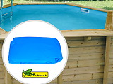 Liner piscine Ubbink Azura hexagonale Ø410x120cm 50/100eme Bleu avant 2006