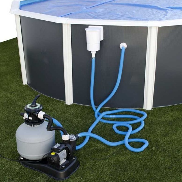 Kit complet filtration 6m³/h : système intégré pour une eau toujours propre