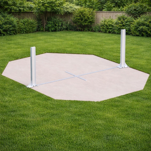 Contenu du kit Altanka NEMO : liner, filtration à sable, échelles et géotextile livrés ensemble