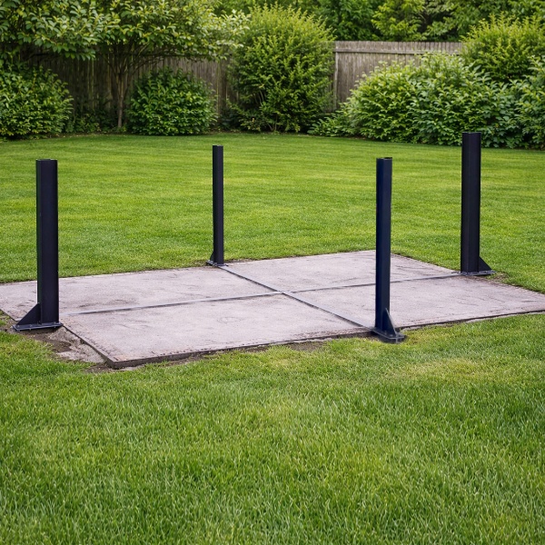 Cadre métal autoportant sans dalle : installation simplifiée de la piscine Altanka NEMO