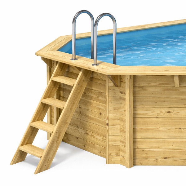 Contenu du kit Altanka NEMO : liner, filtration et échelles fournis