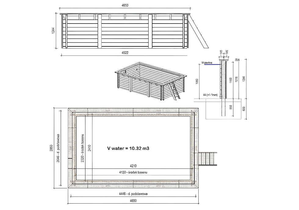 Le kit Altanka AQUA BAS7306OSPL3 comprend :