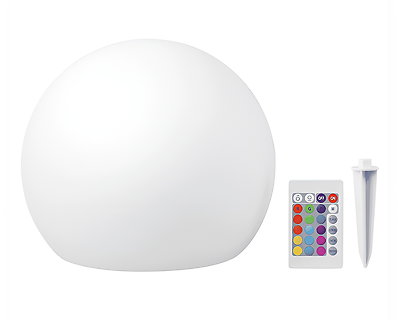 Lampe LED solaire flottante Ubbink MultiBright SolarFloat Ø25cm multicolore