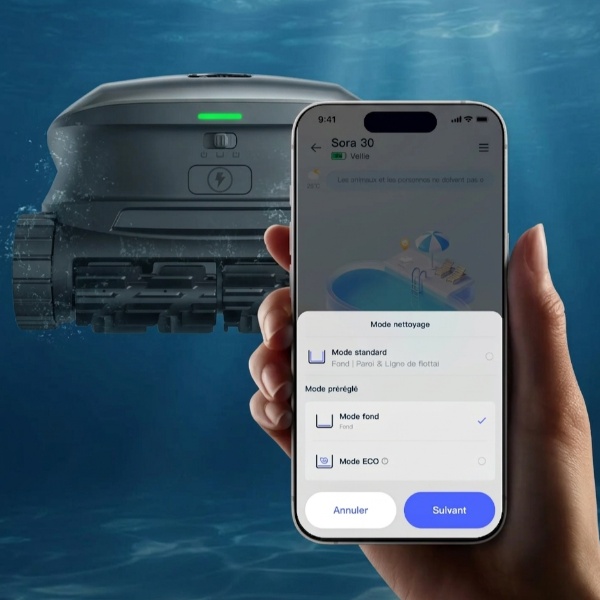 Navigation ClearNav et pilotage par application smartphone du SORA P3