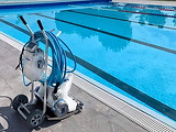 Robot piscine electrique Hexagone e-PEPS 200 professionnel batterie flottante - Autre vue