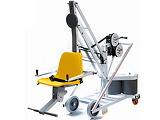 Ascenseur aquatique mobile Hexagone Unikart Classic manuel piscine fauteuil de mise a l'eau PMR